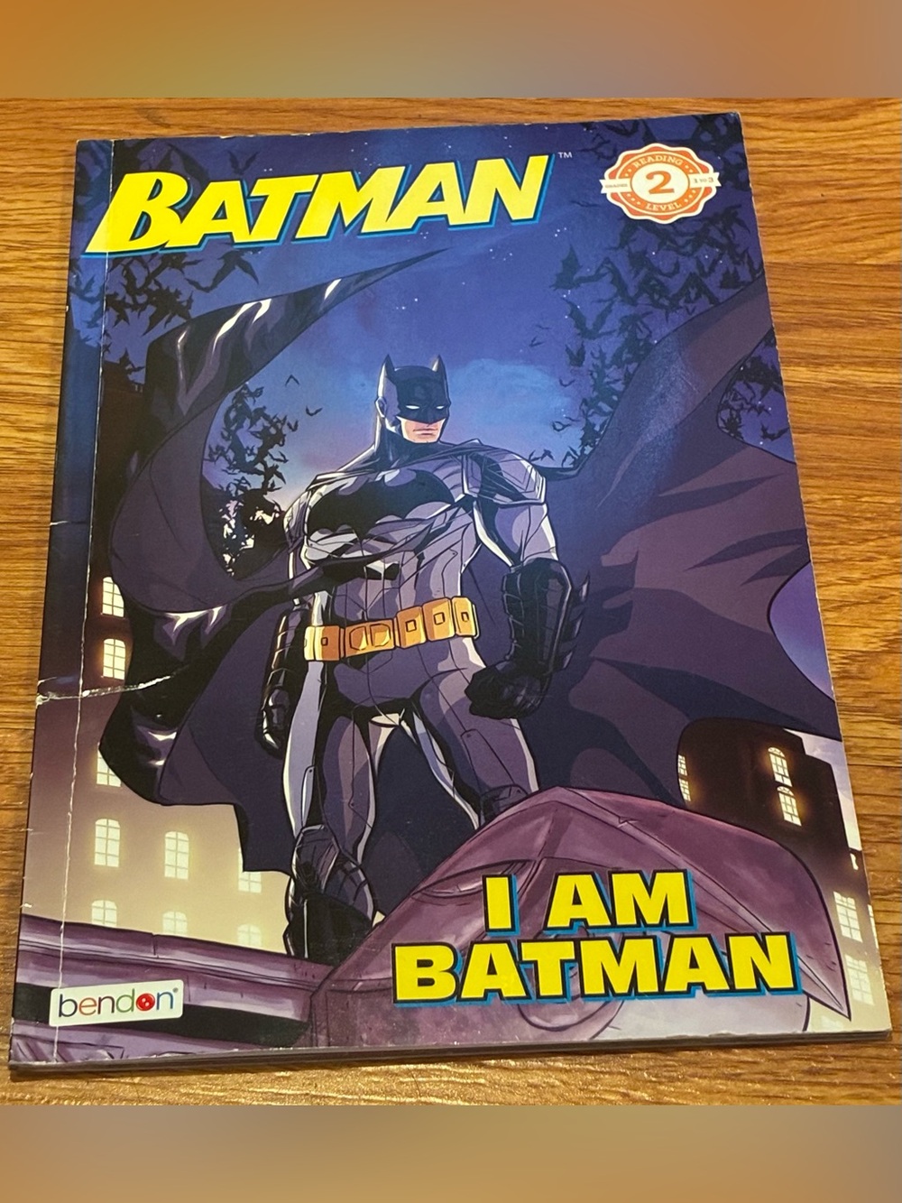 Level 2 Reading Batman I Am Batman Bendon DC Comics 24 Page
